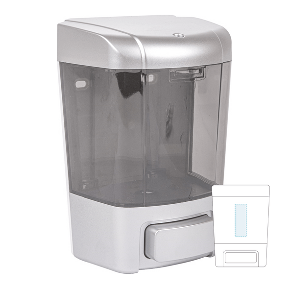 Gray ABS Soap Dispenser